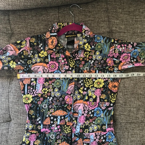 Nooworks Magical Mushrooms Coveralls Size XXS - Picture 4 of 8